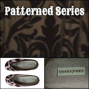Patterned Series: Naked Feet Cowprint Flat Moccasins Shoes | Size 10M